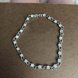 Swarovski Mesmera Necklace, Mixed cuts, White, Rhodium plated